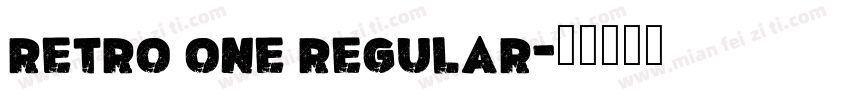 Retro One Regular字体转换